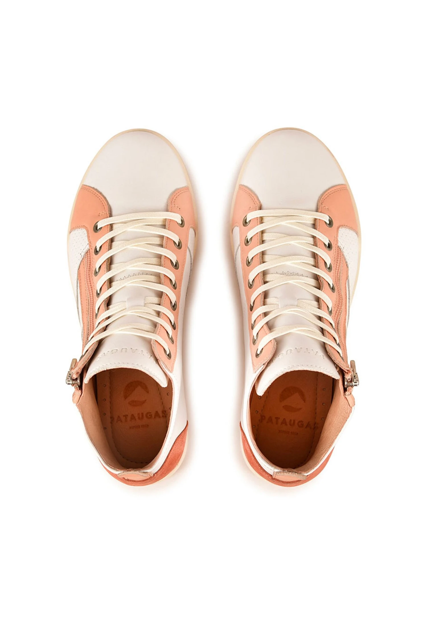 Pataugas Palme/Per F2I - Sneakers Hoog - Apricot 5 Pataugas Palme/Per F2I - Sneakers Hoog - Apricot - Afbeelding 3