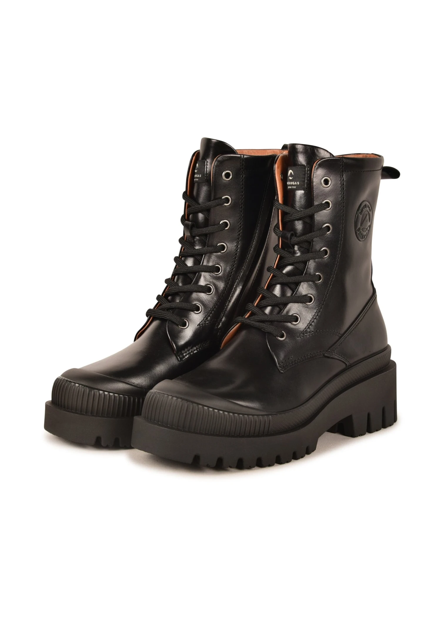 Pataugas Ainoa B/N F4H - Enkellaarsjes Met Plateauzool - Black 4 Pataugas Ainoa B/N F4H - Enkellaarsjes Met Plateauzool - Black - Afbeelding 2