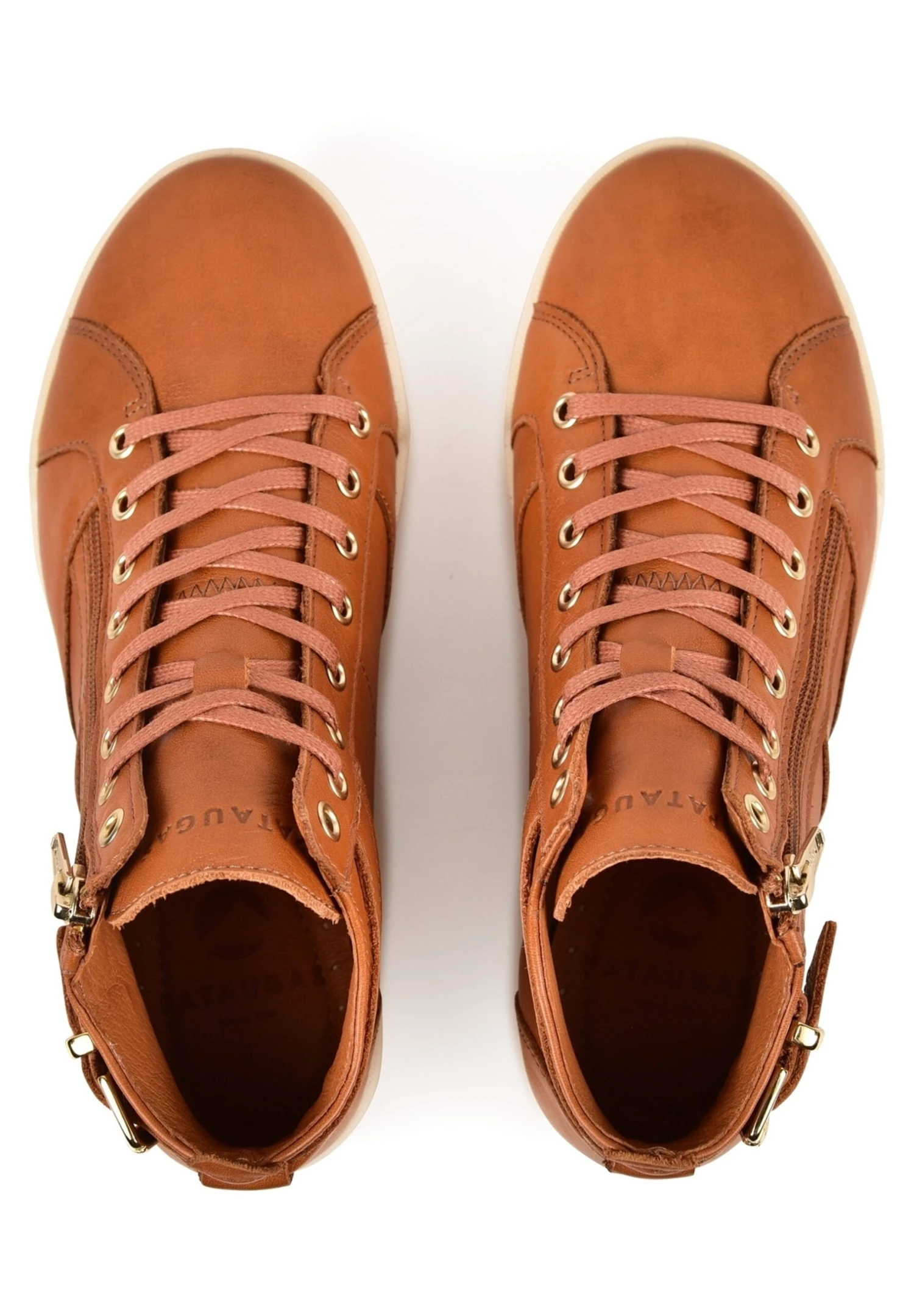 Pataugas Palme F2H - Sneakers Hoog - Camel 5 Pataugas Palme F2H - Sneakers Hoog - Camel - Afbeelding 3