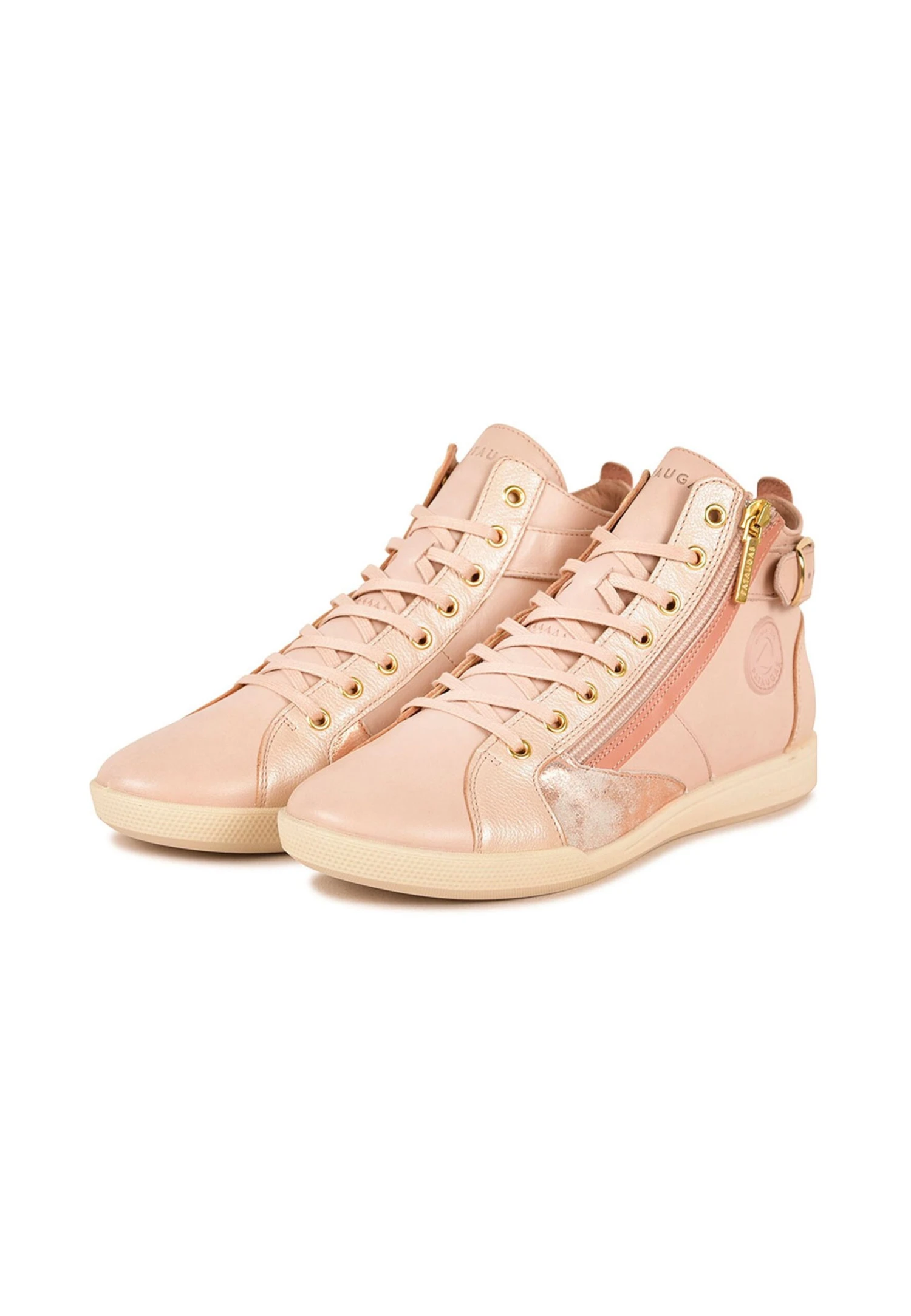 Pataugas Palme/Mix F2I - Sneakers Hoog - Pink 4 Pataugas Palme/Mix F2I - Sneakers Hoog - Pink - Afbeelding 2