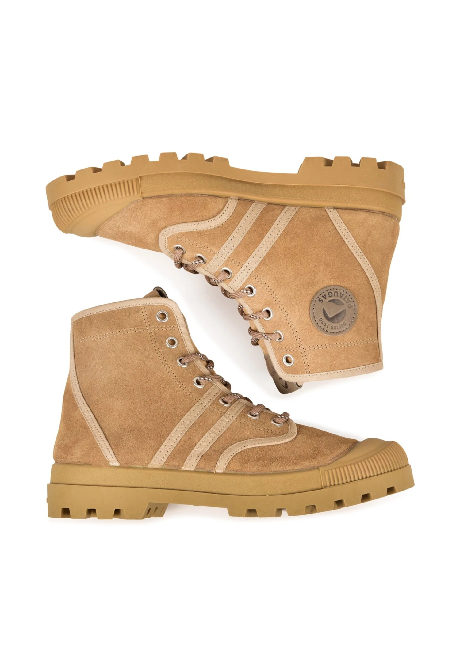 Pataugas Originale/S F4G - Sneakers Hoog - Light Brown 7 Pataugas Originale/S F4G - Sneakers Hoog - Light Brown - Afbeelding 5