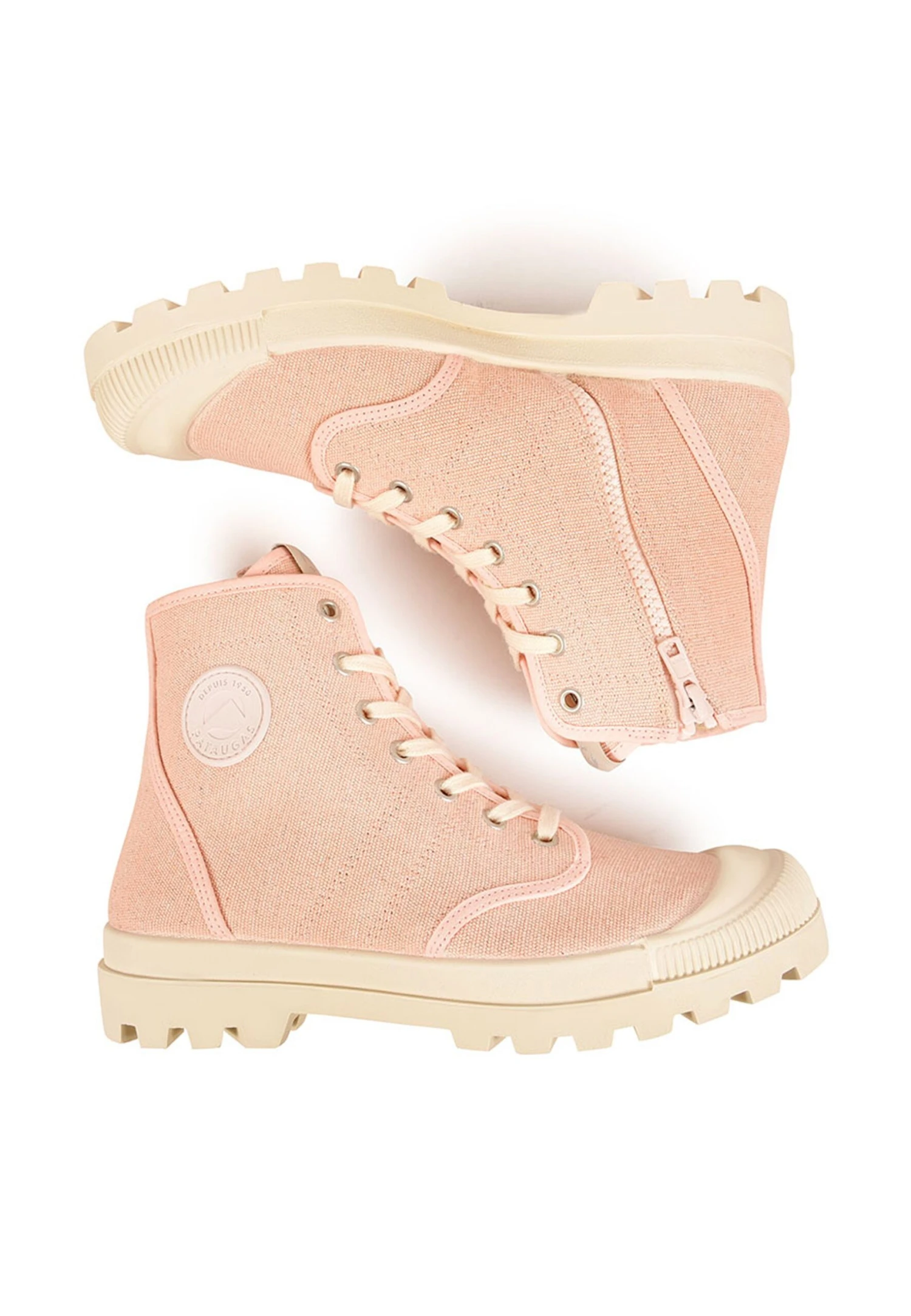 Pataugas Og M/Zipti F2I - Enkellaarsjes Met Plateauzool - Pink 7 Pataugas Og M/Zipti F2I - Enkellaarsjes Met Plateauzool - Pink - Afbeelding 5